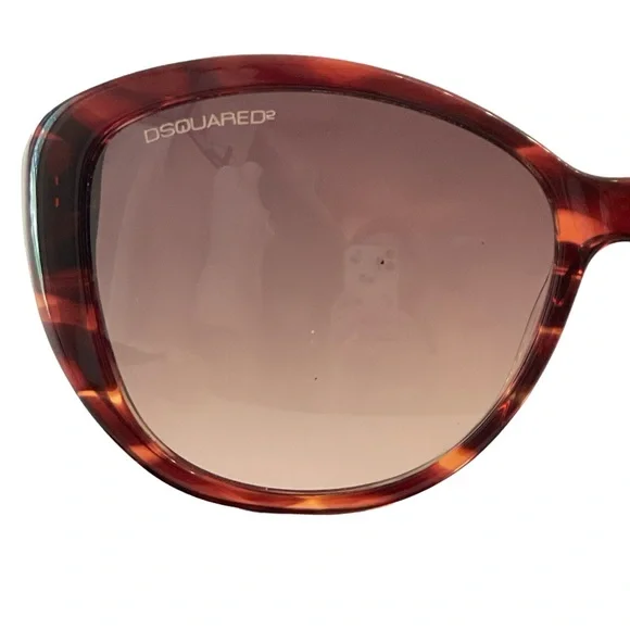 DSQUARED2 Havana Cat Eye Tortoise Shell Sunglasses NWT